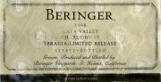 Beringer-Napa Sbragia chardonnay 